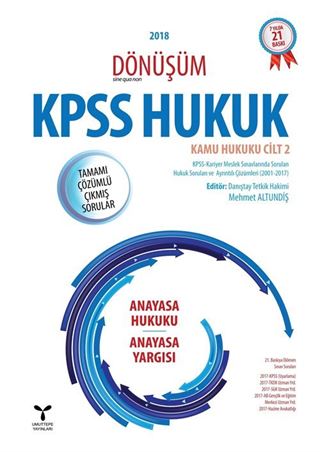 KPSS Hukuk - Dönüşüm Anayasa Hukuku - Anayasa Yargısı