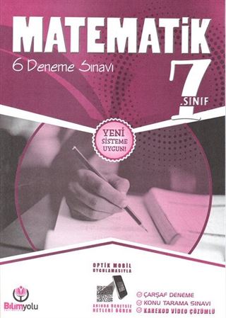 7. Sınıf Matematik 6 Deneme Sınavı (Yeni Sistem)