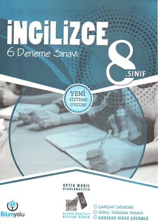 8. Sınıf İngilizce 6 Deneme Sınavı (Yeni Sistem)
