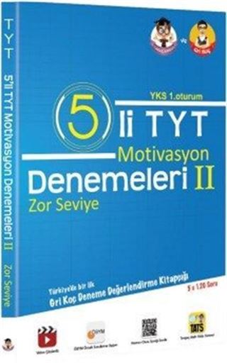5'li TYT Motivasyon Denemeleri 2 Zor Seviye