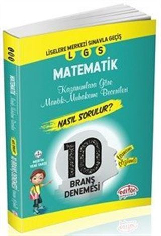 Liselere Geçiş Sınavı Mantık ve Muhakeme Soruları Nasıl Sorulur Tamamı Çözümlü Matematik 10 Branş Denemesi