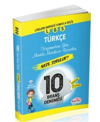 LGS Türkçe 10 Branş Denemesi Kazanımlara Göre Mantık-Muhakeme Becerileri Nasıl Sorulur?