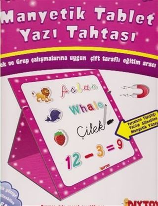 Manyetik Tablet Yazı Tahtası (Pembe)