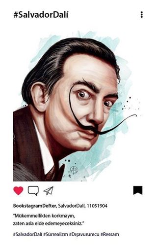 Dali - Bookstagram Defter