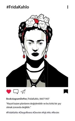 Frida Grafiti - Bookstagram Defter