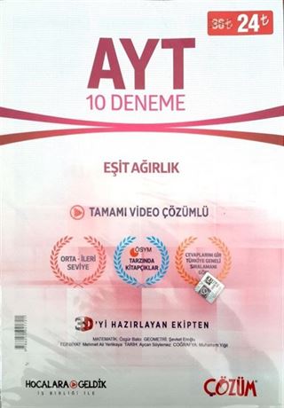 AYT Eşit Ağırlık 10 Deneme