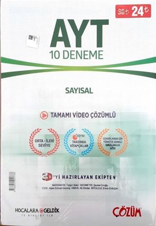 AYT Sayısal 10 Deneme