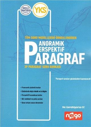 YKS 3P Paragraf Soru Bankası (Panoramik, Perspektif, Paragraf)