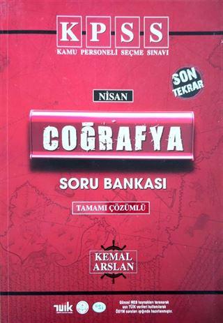 KPSS Nisan Coğrafya Son Tekrar Çözümlü Soru Bankası