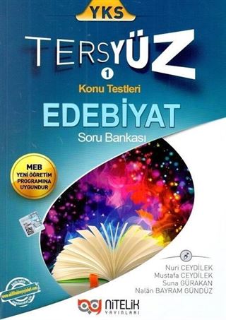 YKS Edebiyat Tersyüz Konu Testleri Tekrar Testleri Soru Bankası