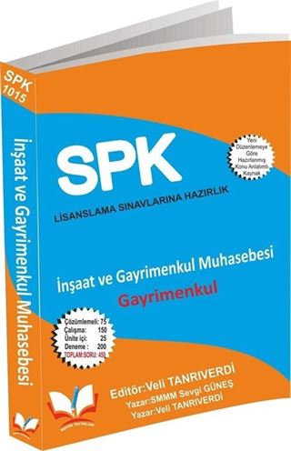 SPK SPF Lisanslama 1015 İnşaat ve Gayrimenkul Muhasebesi Gayrimenkul