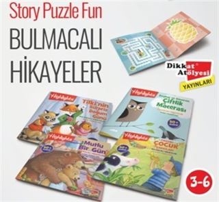 Highlights Sticker Bulmacalı Hikayeler 4'lü Set
