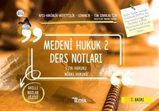 Medeni Hukuku 2 Eşya Hukuku Miras Hukuku