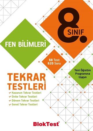 8. Sınıf Fen Bilimleri Tekrar Testleri