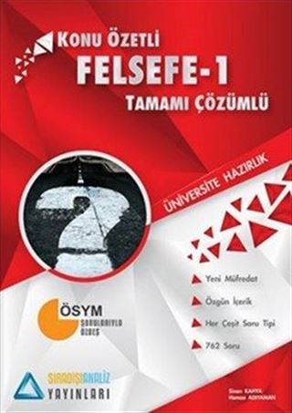 TYT Felsefe 1 Konu Özetli Tamamı Çözümlü