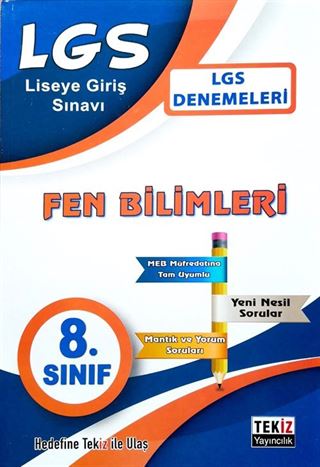 8. Sınıf LGS Fen Bilimleri Denemeleri
