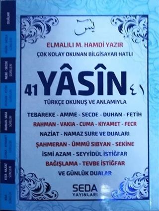 41 Yasin Çanta Boy Yeşil Renkli Kod (193)
