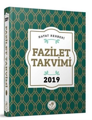 Fazilet Takvimi 2019 Yurtiçi 4. Bölge