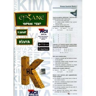 11. Sınıf Kimya Çek Kopart Yaprak Test