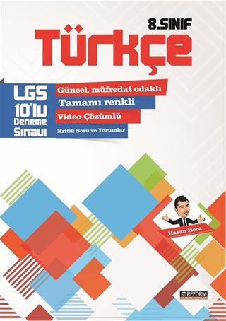 8. Sınıf Türkçe 10'lu LGS Deneme Sınavı