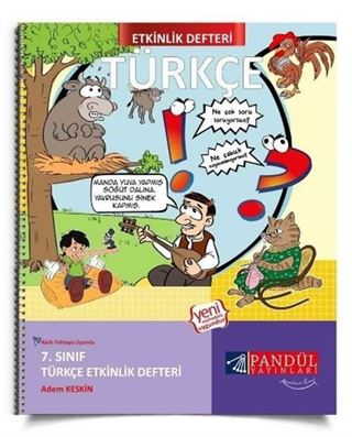 7. Sınıf Türkçe Etkinlik Defteri