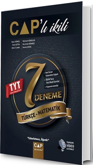 TYT Türkçe Matematik Çaplı İkili 7 Deneme