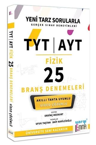 TYT AYT Lemma Fizik Video Çözümlü 25 Branş Denemeleri