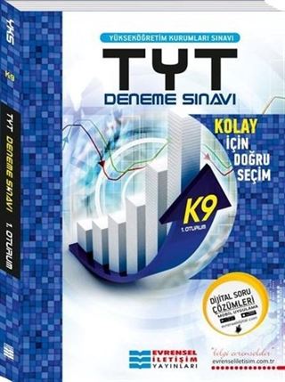 YKS TYT K9 Başlangıç Seviye Video Çözümlü Deneme Sınavı