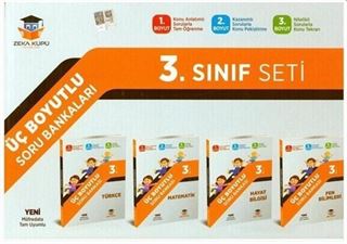 3. Sınıf Tüm Dersler Üç Boyutlu Soru Bankası Seti