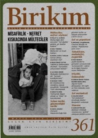 Birikim Aylık Sosyalist Kültür Dergisi Sayı:361 Mayıs 2019