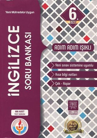 6. Sınıf İngilizce Soru Bankası, Adım Adım Işıklı