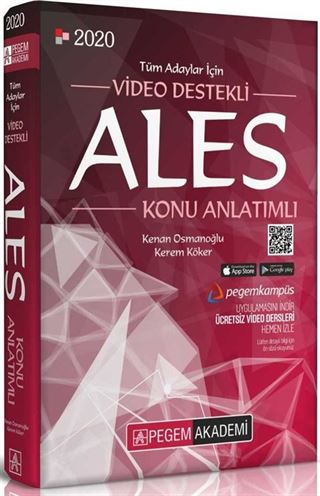 2020 Tüm Adaylar İçin Video Destekli ALES Konu Anlatımlı