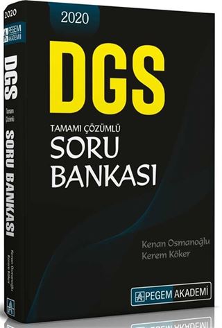 2020 DGS Tamamı Çözümlü Soru Bankası