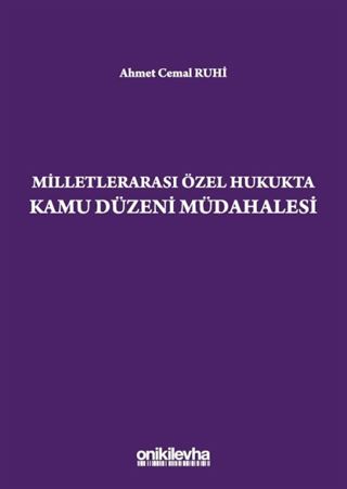 Milletlerarası Özel Hukukta Kamu Düzeni Müdahalesi