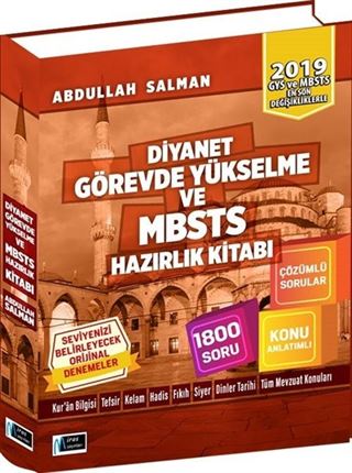 Diyanet Görevde Yükselme ve MBSTS Hazırlık Kitabı