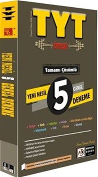 TYT Ötesi 5 Genel Fasikül Çözümlü Deneme