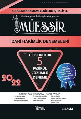 Müessir İdari Hakimlik 7 Deneme Ve Çözümleri