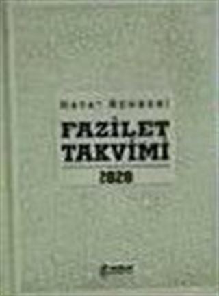2020 Fazilet Takvimi Yurtiçi 4. Bölge Ciltli Takvim-Lüks (10x14)