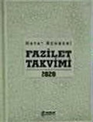 2020 Fazilet Takvimi Yurtiçi 5. Bölge Ciltli Takvim-Lüks (14x18)