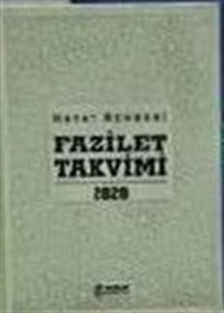 2020 Fazilet Takvimi Yurtiçi 2. Bölge Ciltli Takvim-Lüks (10x14)