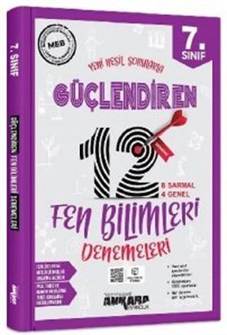 7. Sınıf Güçlendiren Fen Bilimleri 12 Deneme Sınavı