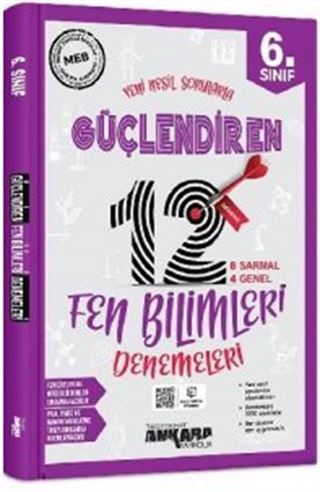6. Sınıf Güçlendiren Fen Bilimleri 12 Deneme Sınavı