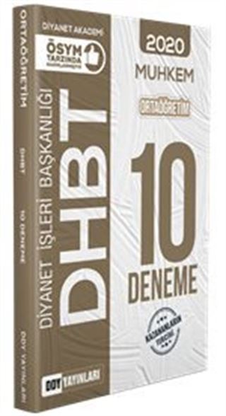 2020 DHBT 2 Muhkem Serisi Ortaöğretim Tamamı Çözümlü 10 Deneme