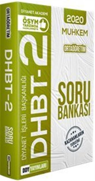2020 DHBT 2 Muhkem Serisi Ortaöğretim Soru Bankası