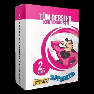 2. Sınıf Tüm Dersler Soru Bankası (Kutulu Set) (Süperkid Serisi)
