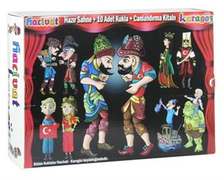 Hacivat Karagöz Kukla Oyun Seti (Kod: 015)