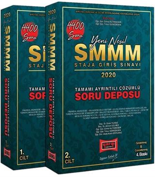 2020 SMMM Staja Giriş Sınavı Tamamı Ayrıntılı Çözümlü Soru Deposu 4400 Soru (2 Cilt)