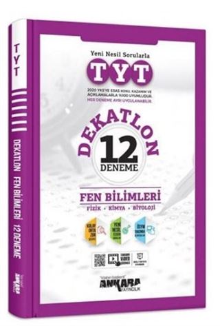 TYT Dekatlon Fen Bilimleri 12 Deneme Sınavı