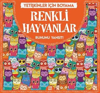 Renkli Hayvanlar / Yetişkinler İçin Boyama