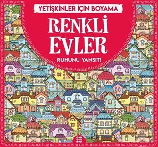 Renkli Evler / Yetişkinler İçin Boyama
